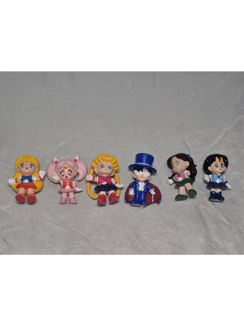 💥 Sailor Moon Irwin 2” Lot of 6 PVC Figures VTG 1996 Moon Anime